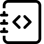 Journal Code SVG Icon
